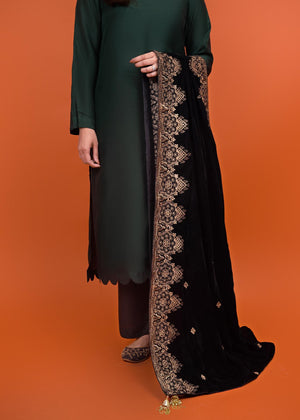 SHV-695 BLACK SHAWL