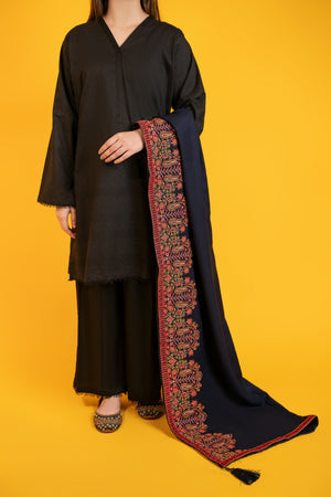 SHK-719 Navy Shawl