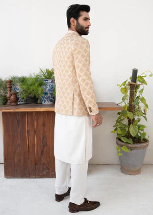 Golden EMB Prince Coat DD012 - Dress Designers