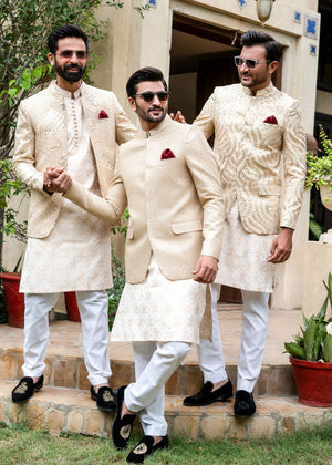 Edge Republic ER 2073 Unique Gold Prince Coat For Men