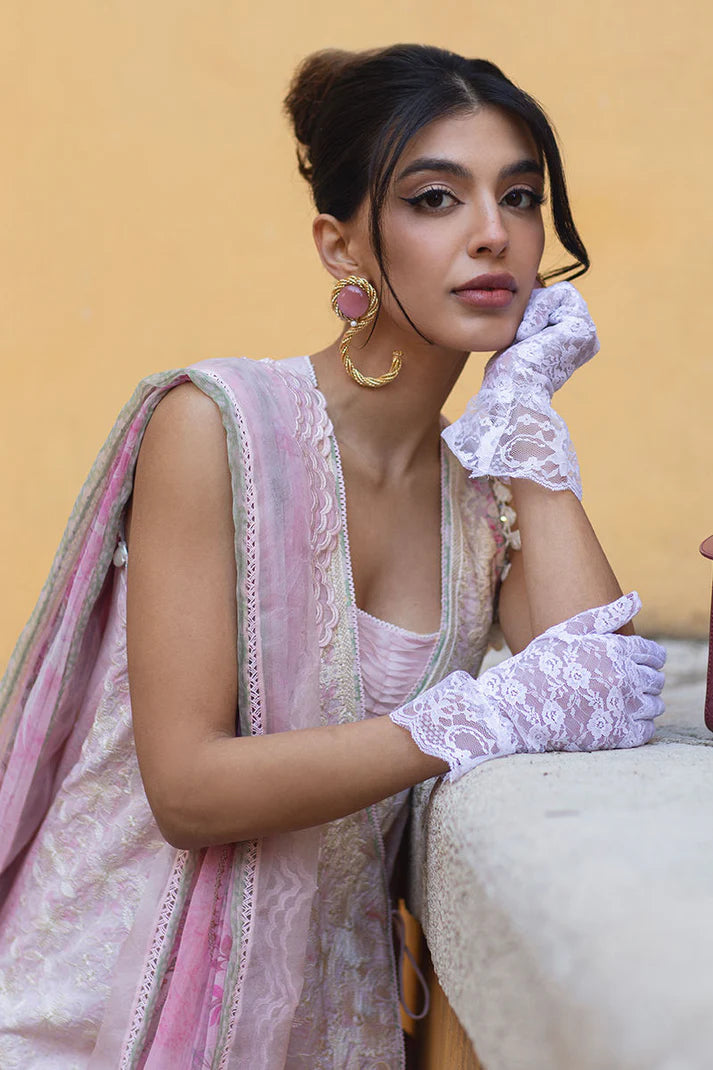 Ansab Jahangir | Zoha Luxury Lawn 25 | Pearl Pink
