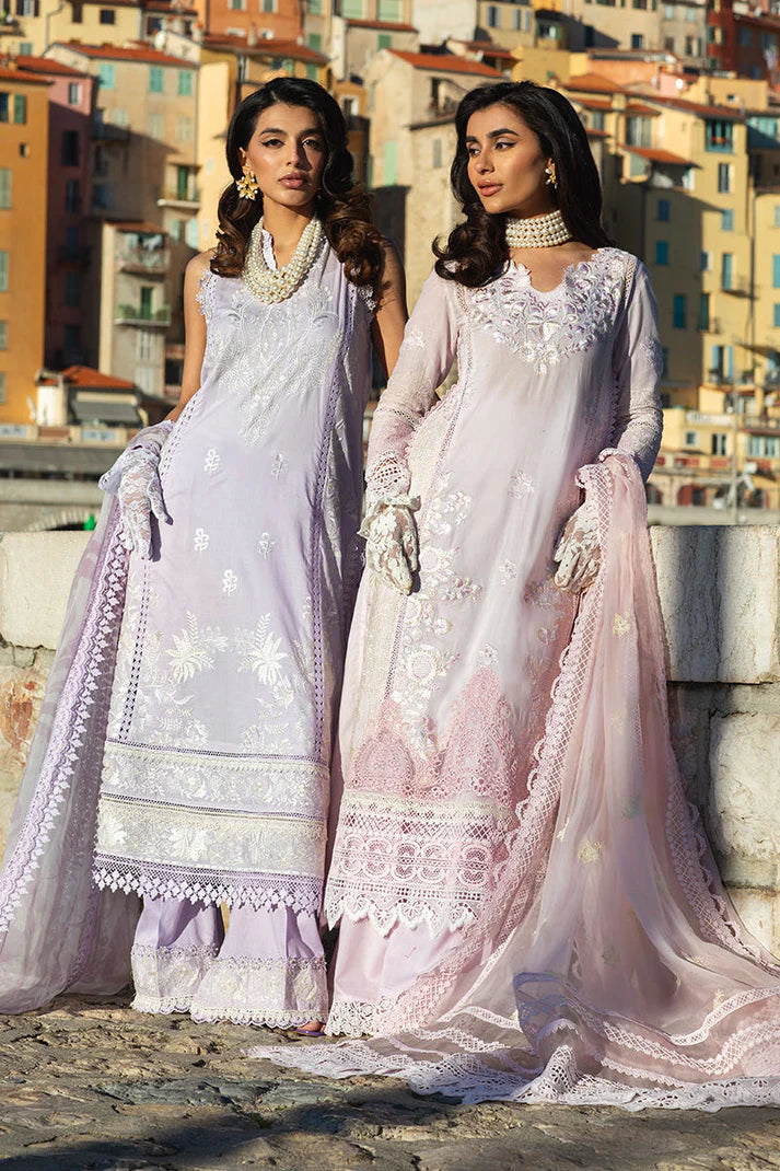 Ansab Jahangir | Zoha Luxury Lawn 25 | Pink Lady Apple