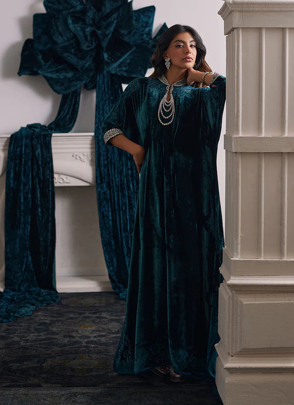 Farah Talib Aziz | Velvets The After Party | ALITA EMERALD KAFTAN
