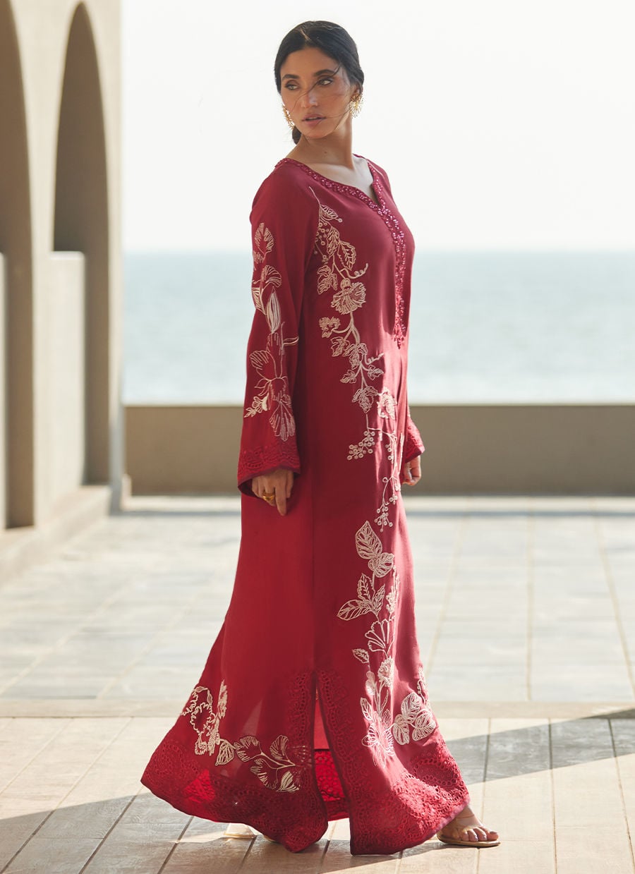 Farah Talib Aziz | Laani The Kaftan Edit | Siren Scarlett Silk