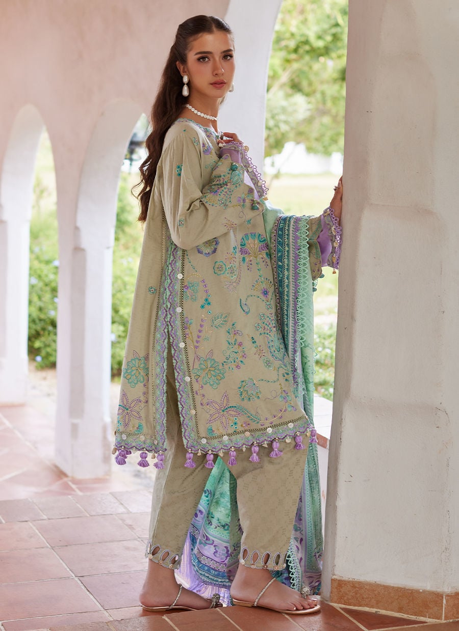 Farah Talib Aziz | Luxury Lawn 26 | Valeria Olive
