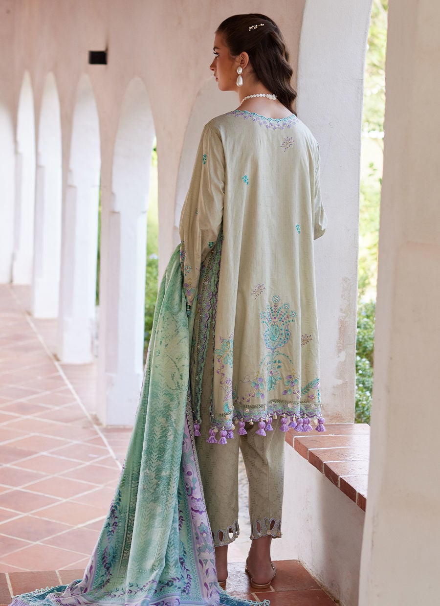 Farah Talib Aziz | Luxury Lawn 26 | Valeria Olive