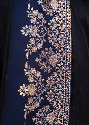 SHK-628-BOOTI NAVY SHAWL