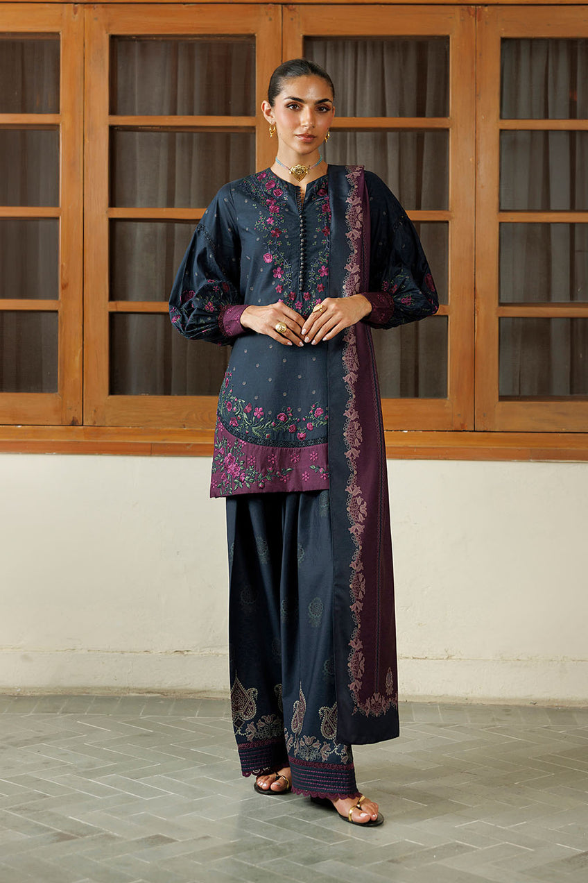 Iznik | Pre-Fall '26 | IPF-26 Embroidered Printed Viscose Linen