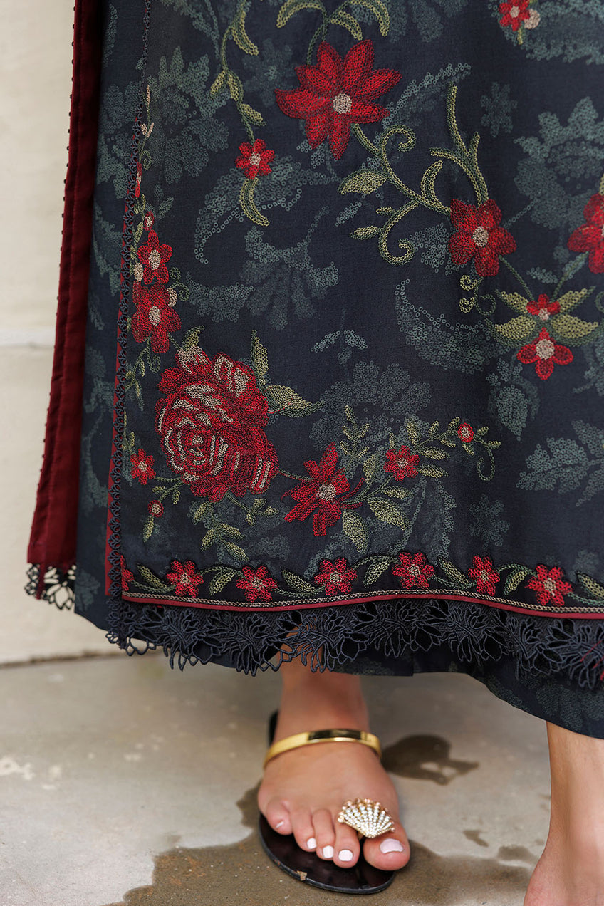 Iznik | Pre-Fall '26 | IPF-31 Embroidered Printed Viscose Linen