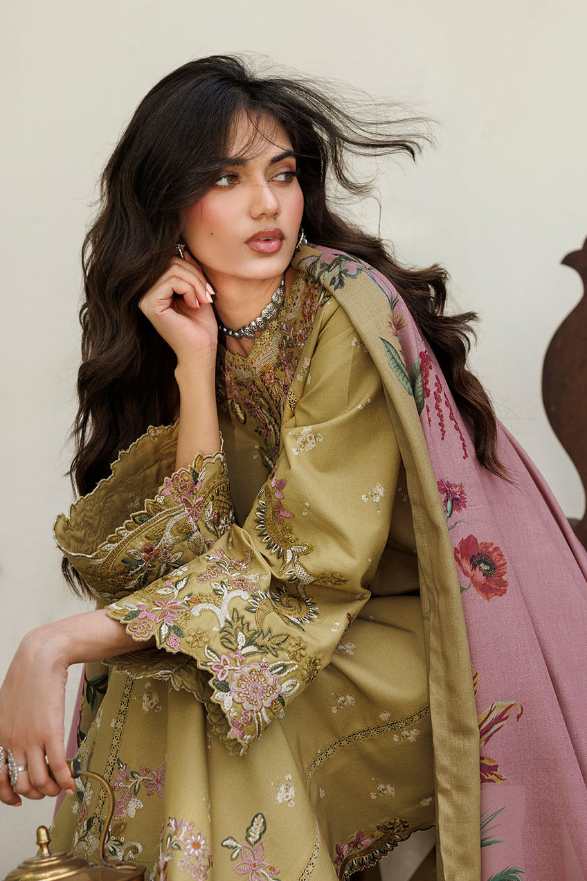 Iznik | Pre-Fall '26 | IPF-23 Embroidered Printed Viscose Linen