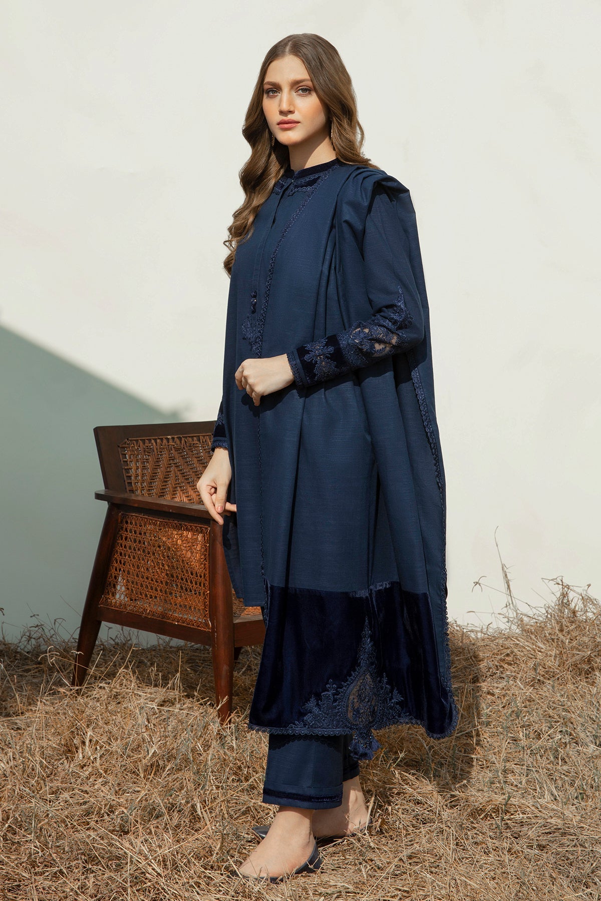 Baroque EMBROIDERED SLUB KHADDAR PR-735