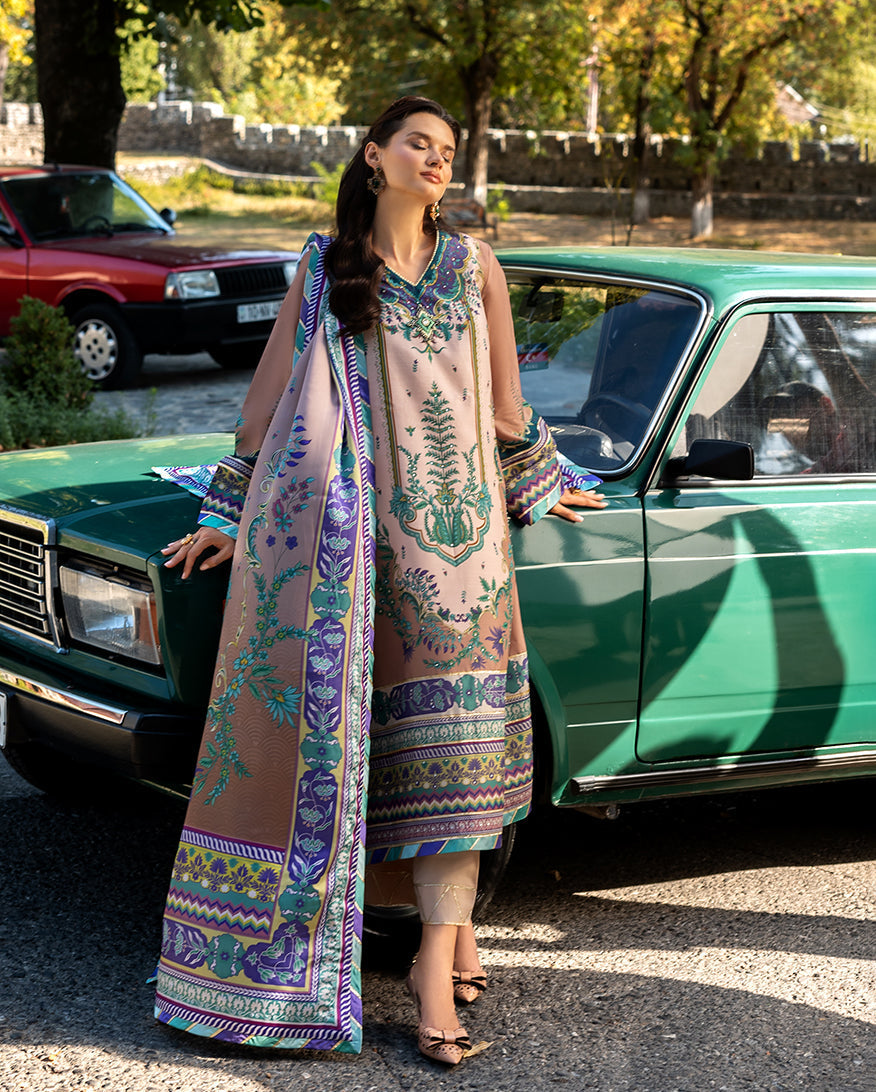 Mushq | Nirvana Printed Silk | Aurora Echo