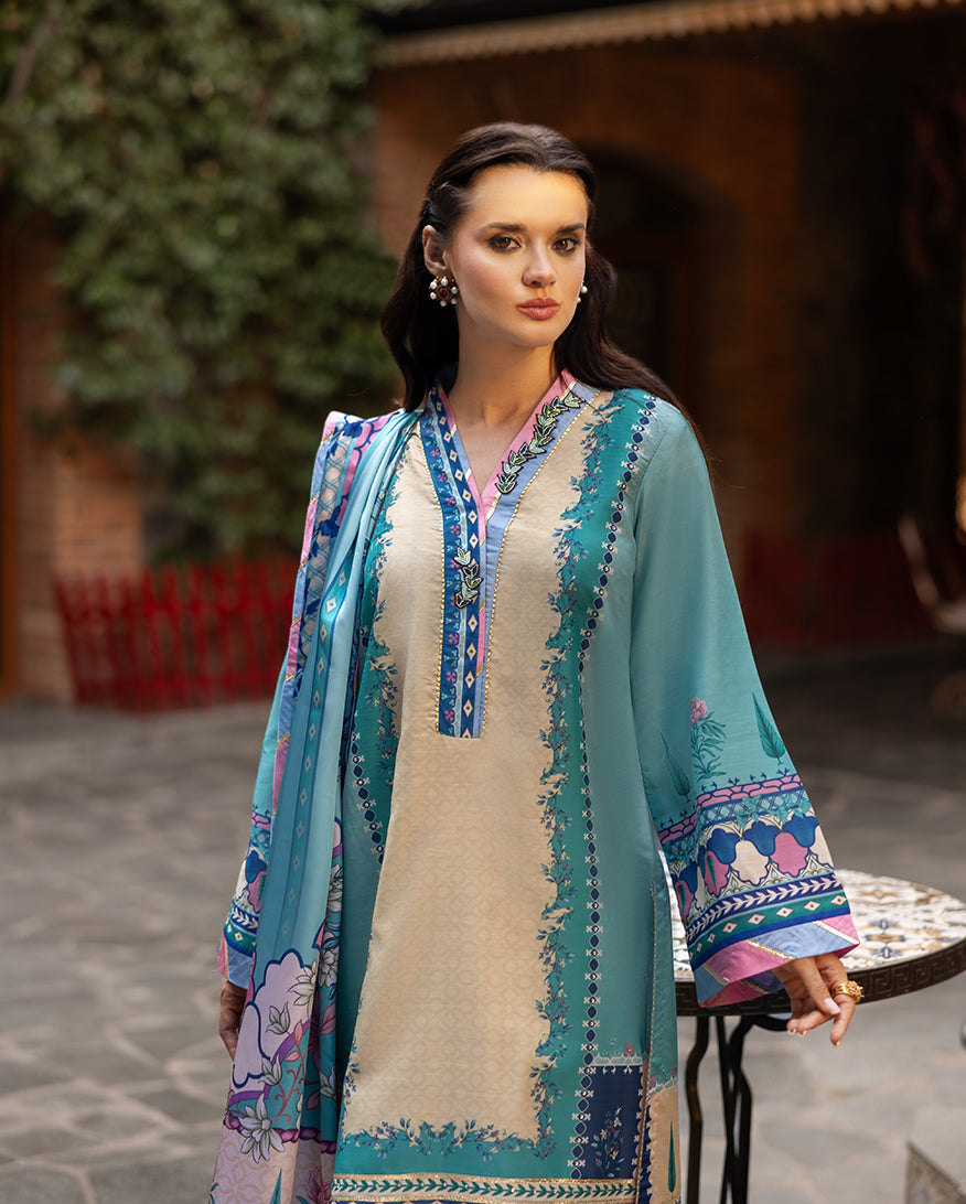 Mushq | Nirvana Printed Silk | Seraphic Dust
