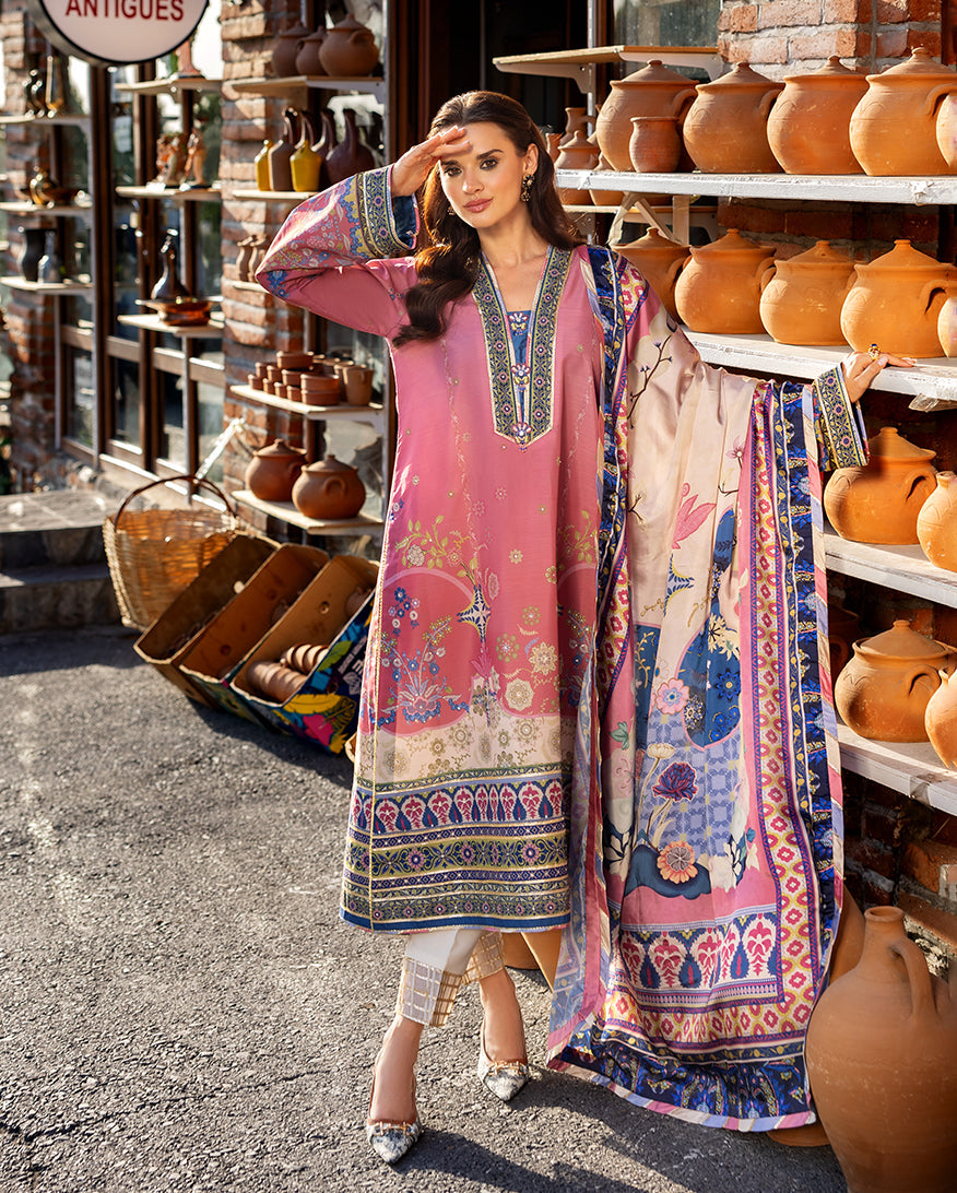 Mushq | Nirvana Printed Silk | Meridian Bloom