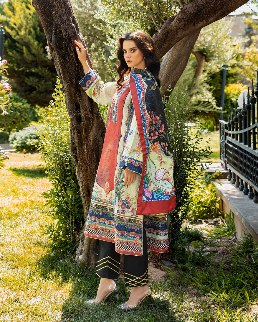 Mushq | Nirvana Printed Silk | Ethereal Gleam