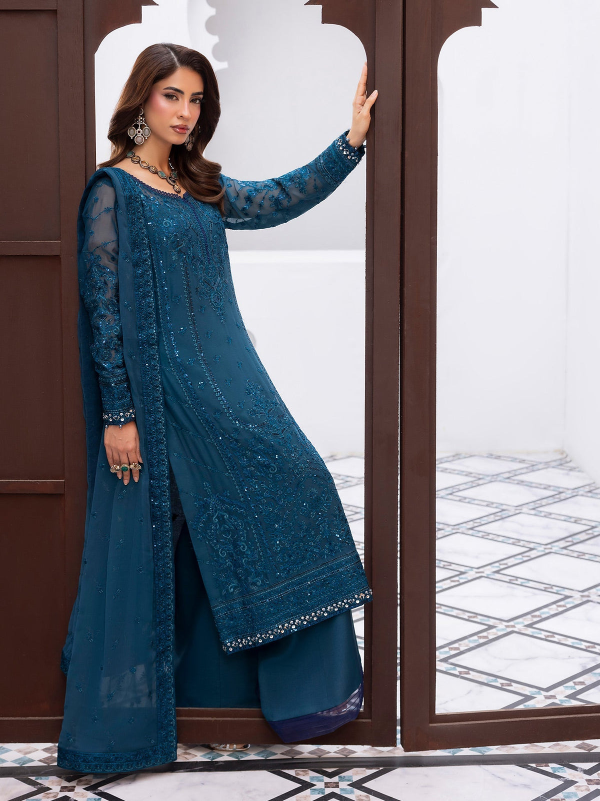 Gulaal | Maeri Luxury Chiffon 26 | Mist