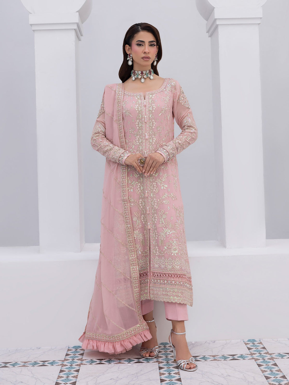 Gulaal | Maeri Luxury Chiffon 26 | Perle