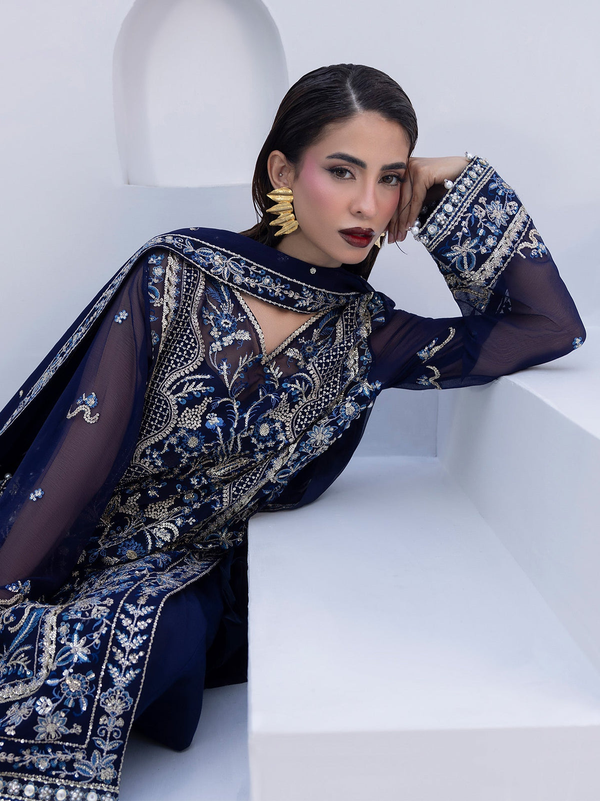 Gulaal | Maeri Luxury Chiffon 26 | Lueur