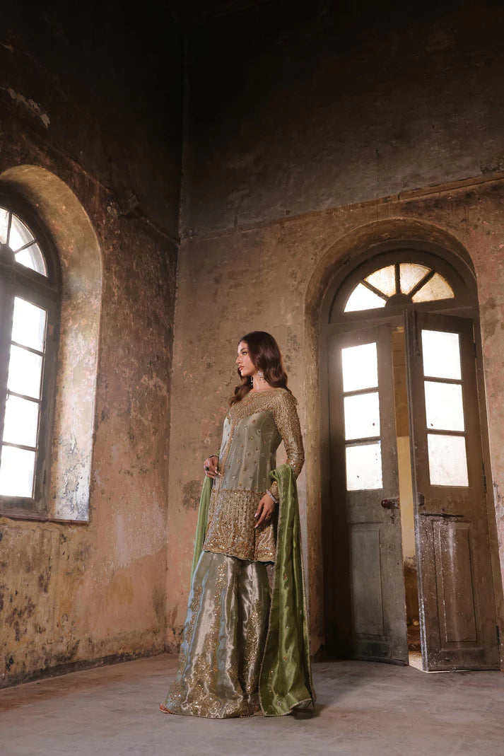 Wahaj M Khan | Banno Wedding Formals | Mint Lama Bano Outfit