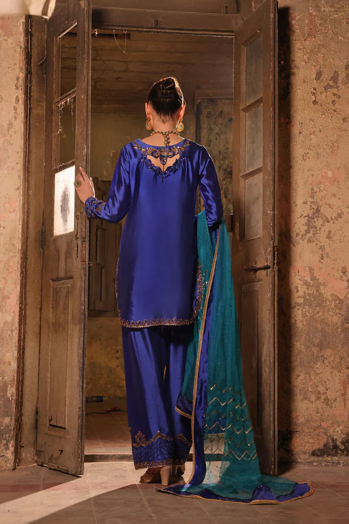 Wahaj M Khan | Banno Wedding Formals | Shalwar pant silk set