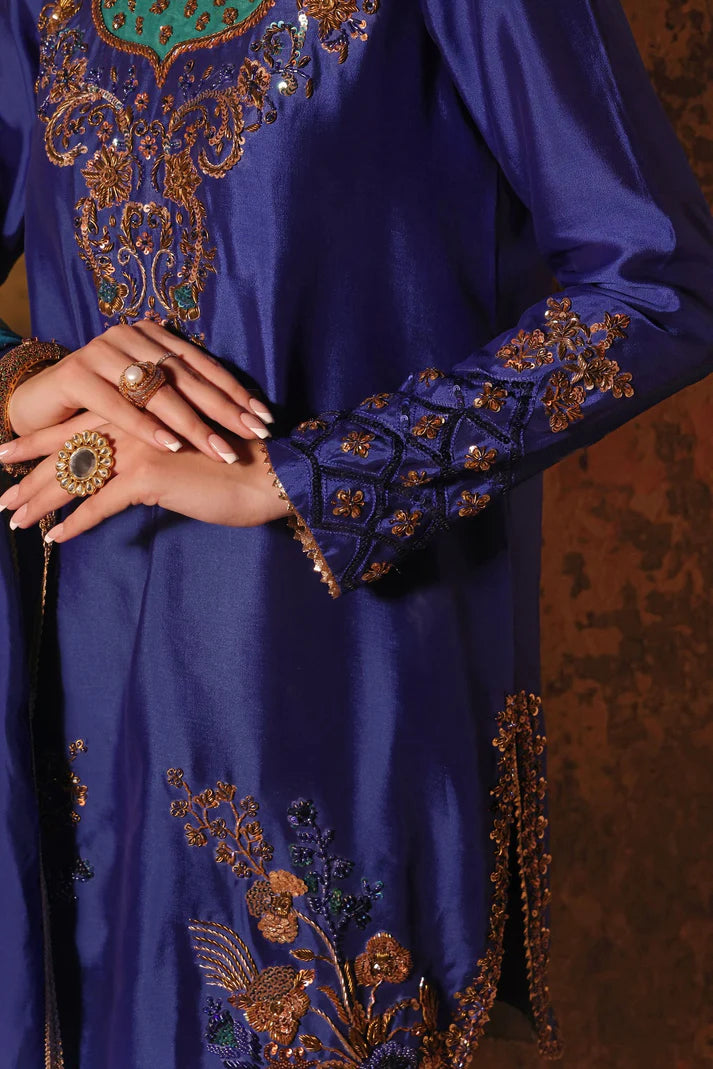 Wahaj M Khan | Banno Wedding Formals | Shalwar pant silk set