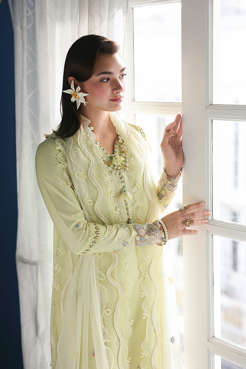 Qalamkar | Q Line Lawn Drop | RP-13 MOONSTONE
