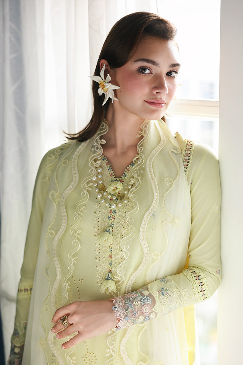 Qalamkar | Q Line Lawn Drop | RP-13 MOONSTONE