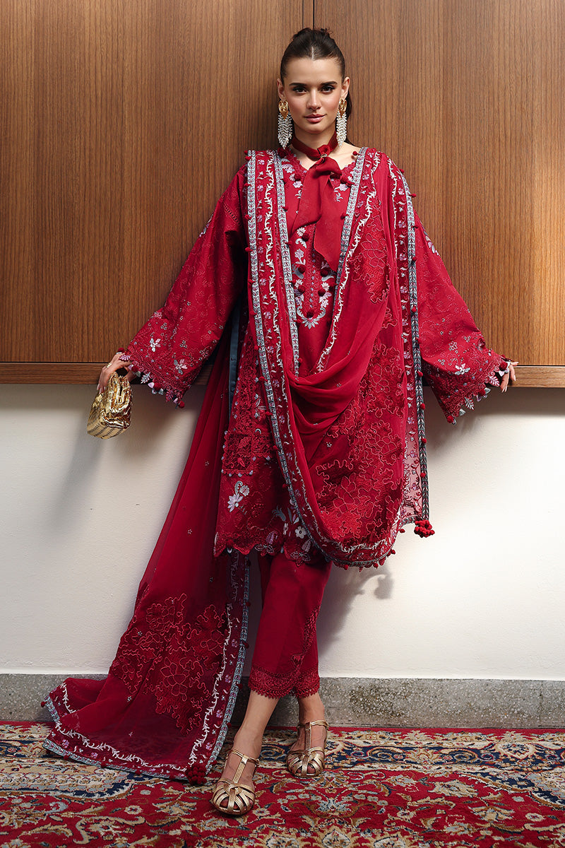 Qalamkar | Chikankari Eid Edit 26 | CM-03 RUBY