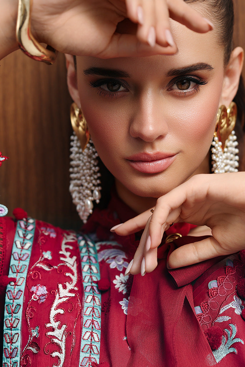 Qalamkar | Chikankari Eid Edit 26 | CM-03 RUBY
