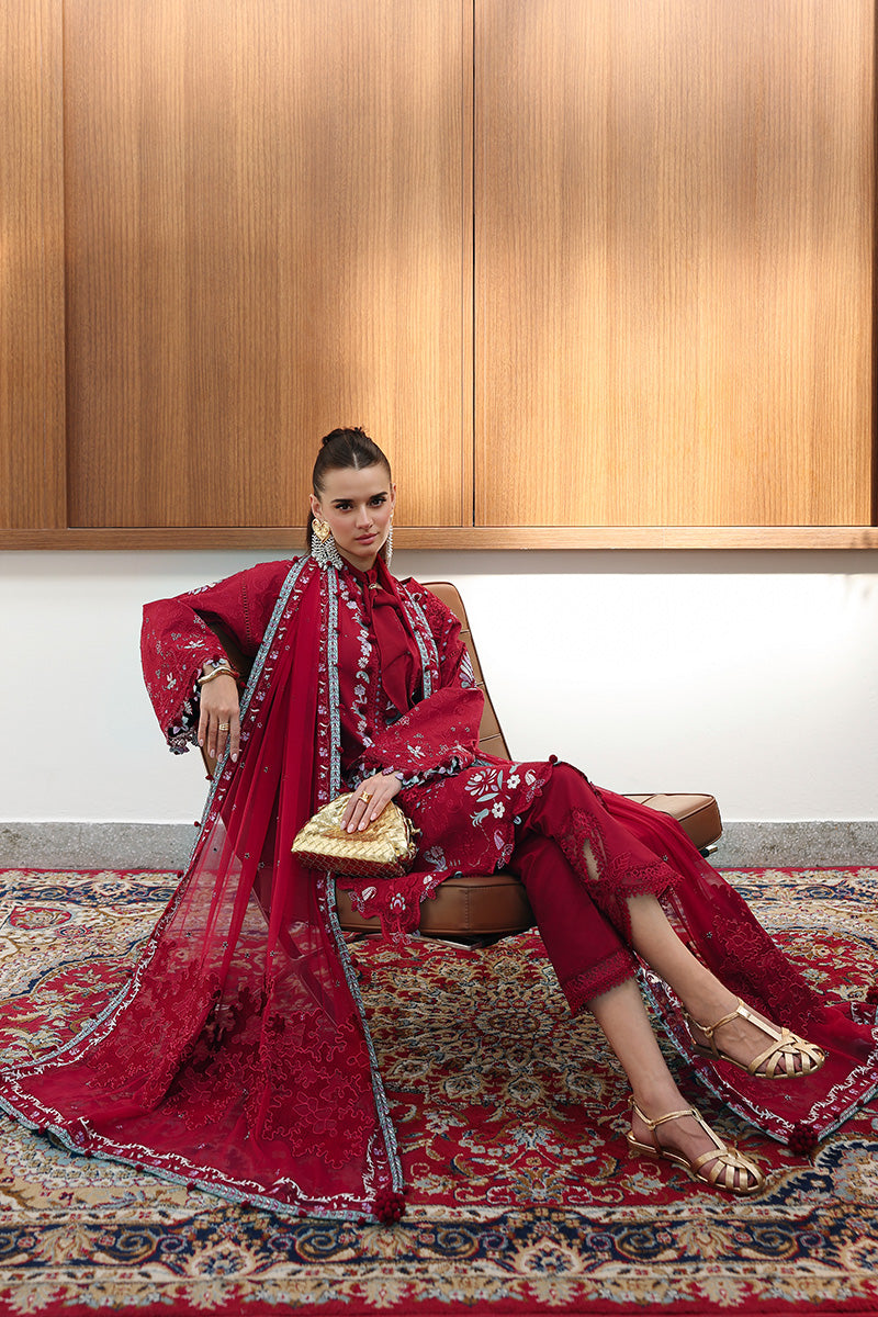 Qalamkar | Chikankari Eid Edit 26 | CM-03 RUBY