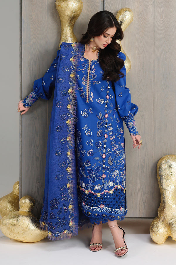 Qalamkar | Festive Lawn 26 | QFL-06 EMINA