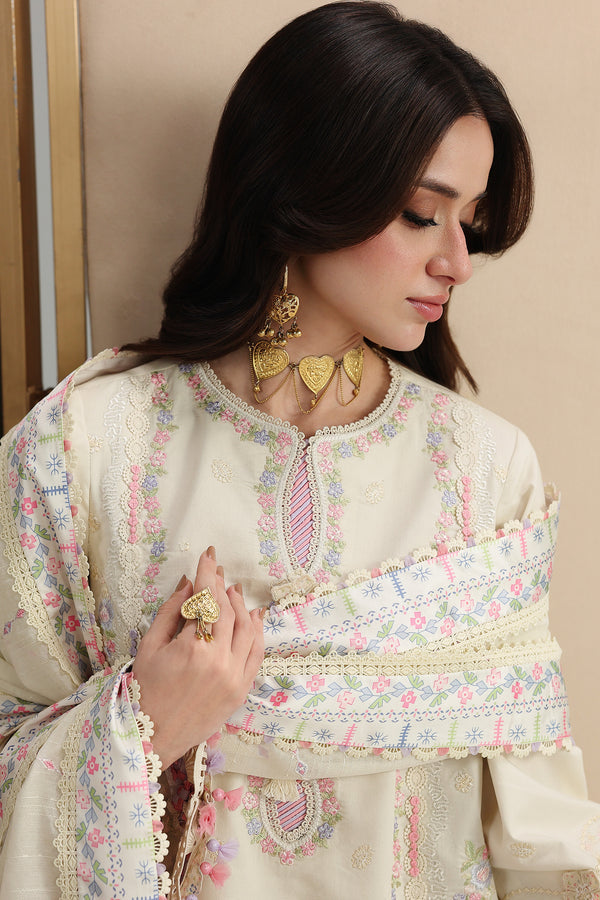 Qalamkar | Festive Lawn 26 | QFL-01 ELMA