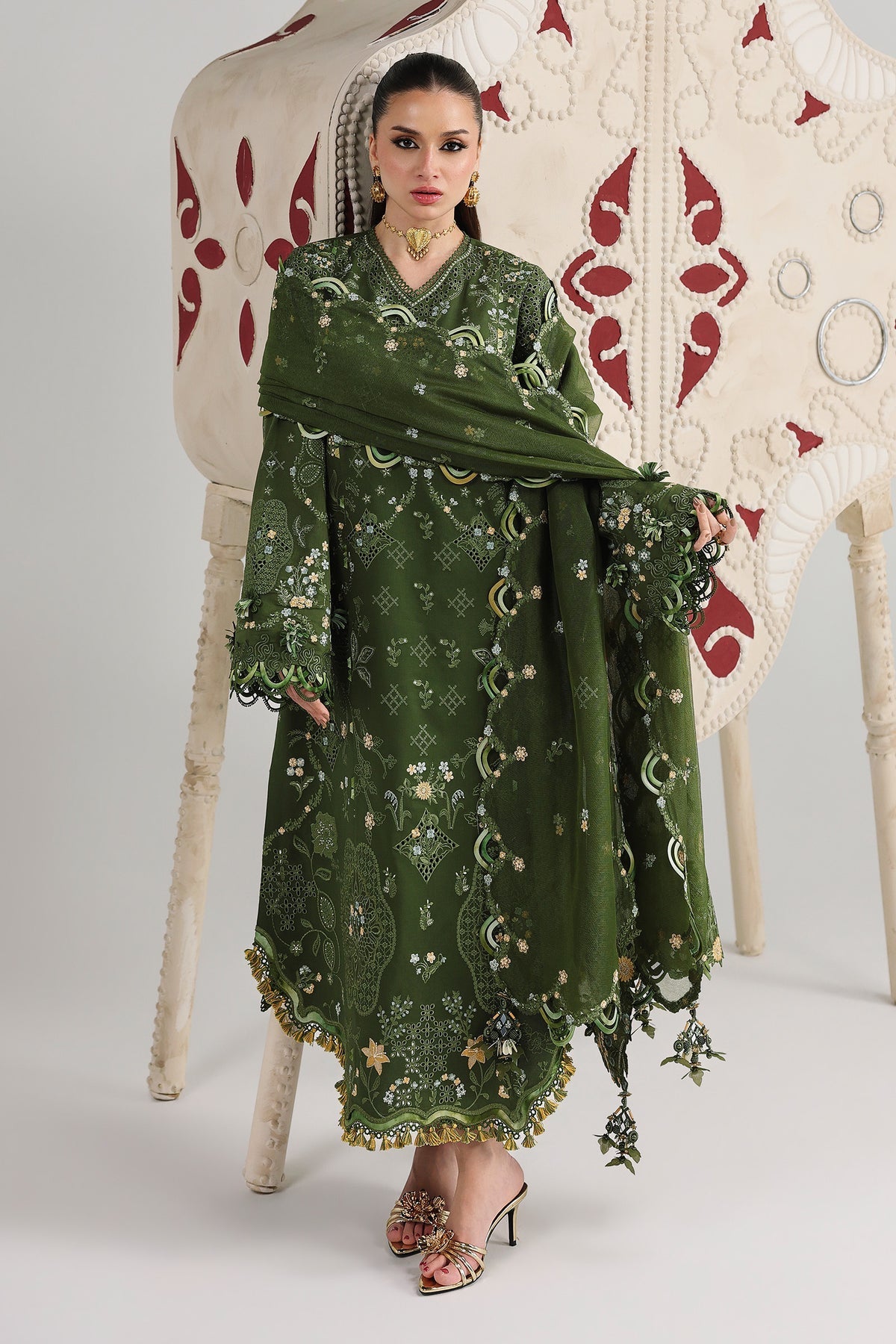 Qalamkar | Festive Lawn 26 |QFL-09 VESTA