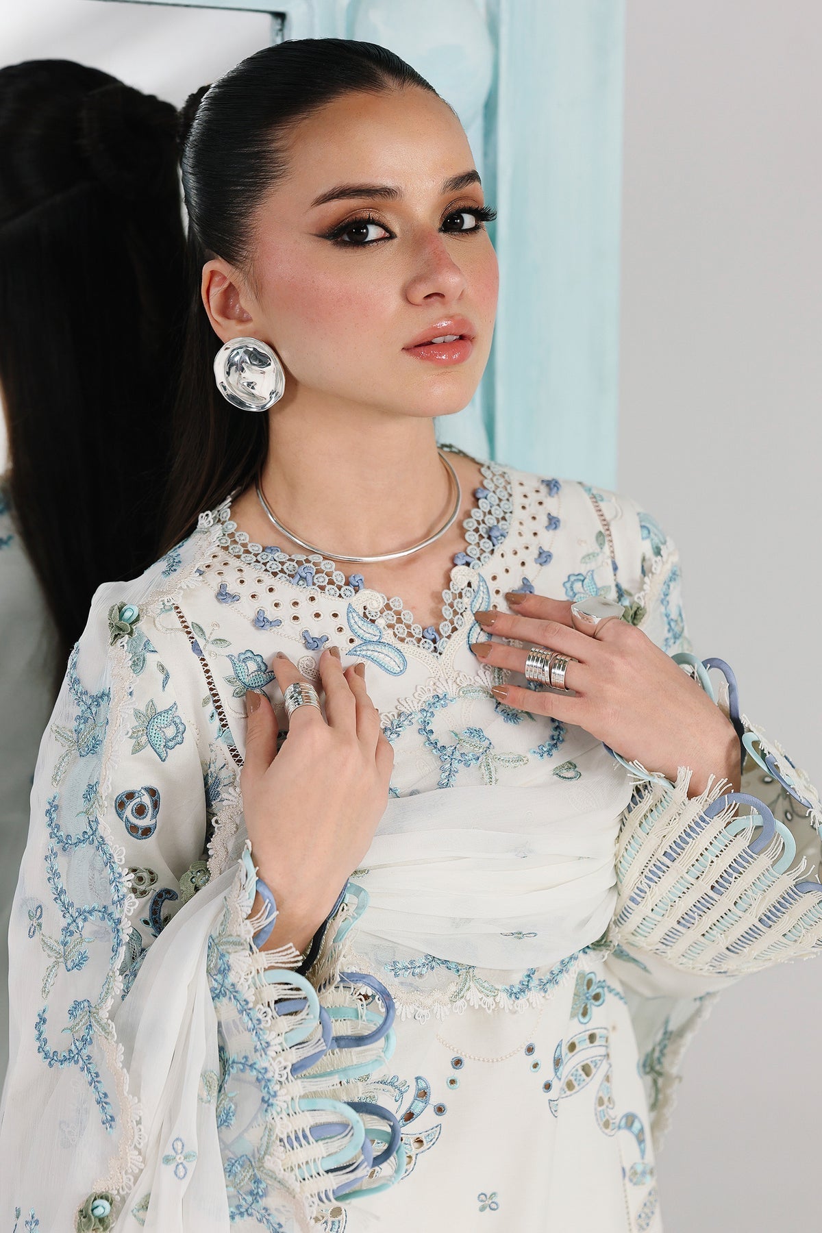 Qalamkar | Festive Lawn 26 | QFL-03 IRMIN