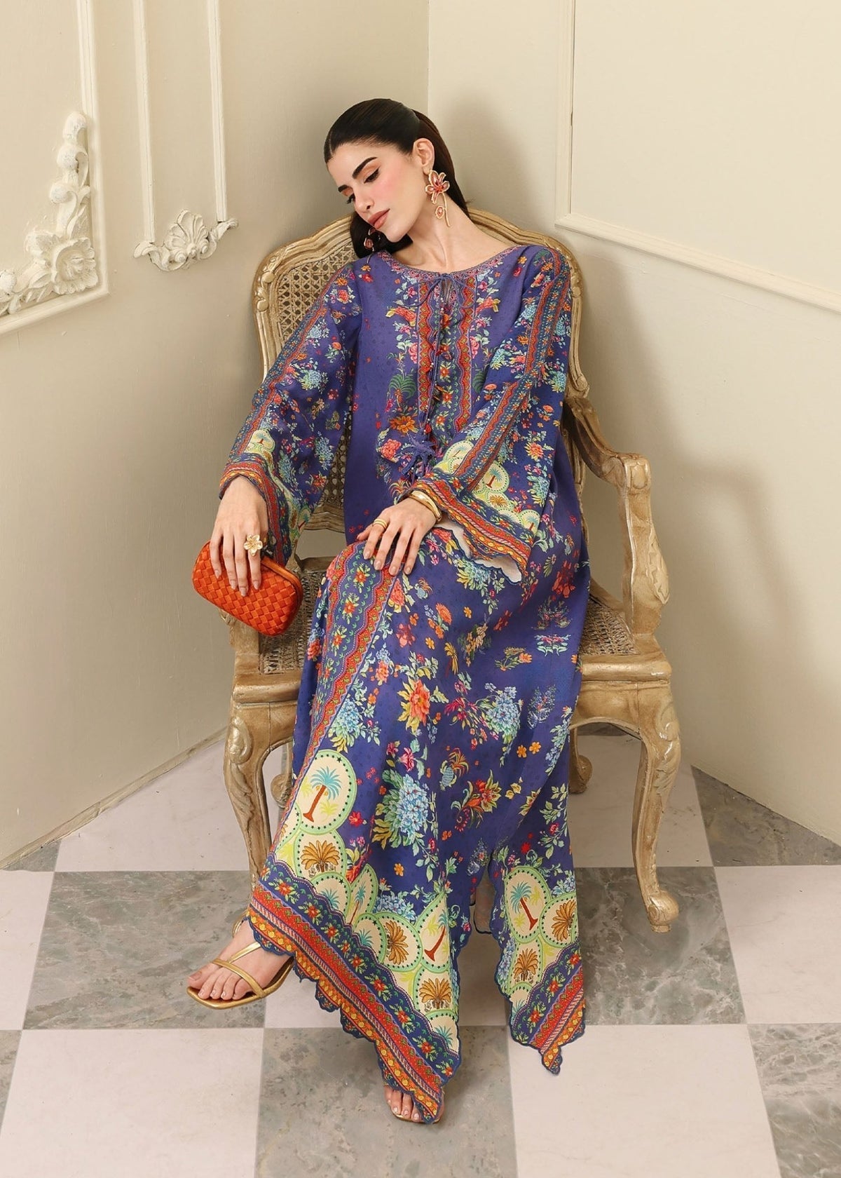 Kanwal Malik | Sorelle Luxe Silk 26 | Noire