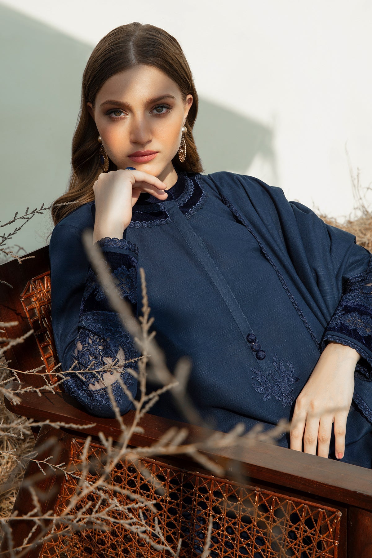 Baroque EMBROIDERED SLUB KHADDAR PR-735