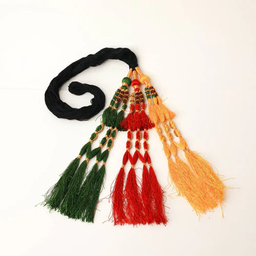 Multicolored Simple Punjabi Paranda - Elayna