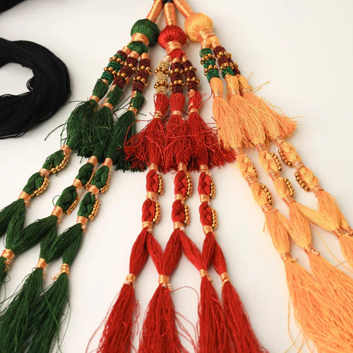 Multicolored Simple Punjabi Paranda - Elayna