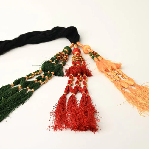 Multicolored Simple Punjabi Paranda - Elayna