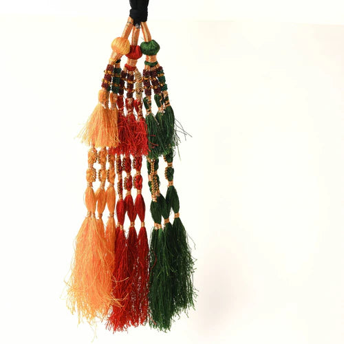 Multicolored Simple Punjabi Paranda - Elayna