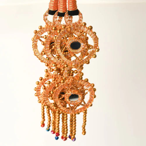 Multicolored Heavy Mirror work Punjabi Paranda - Elayna