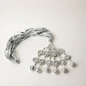 Silver Premium Handmade Gotta Punjabi Paranda - Elayna