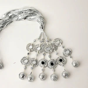 Silver Premium Handmade Gotta Punjabi Paranda - Elayna