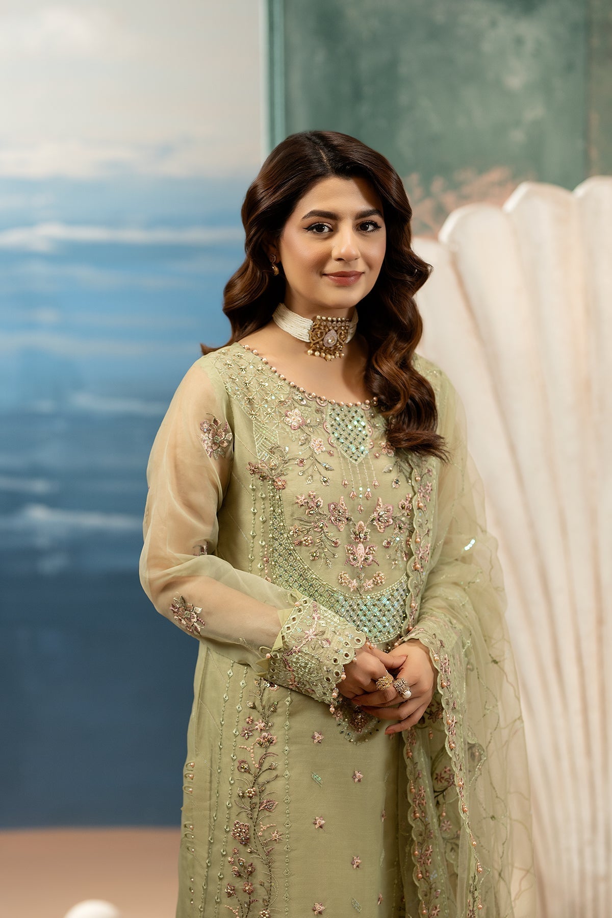 Raeesa Premium | Kimora Luxury Organza | HU-61