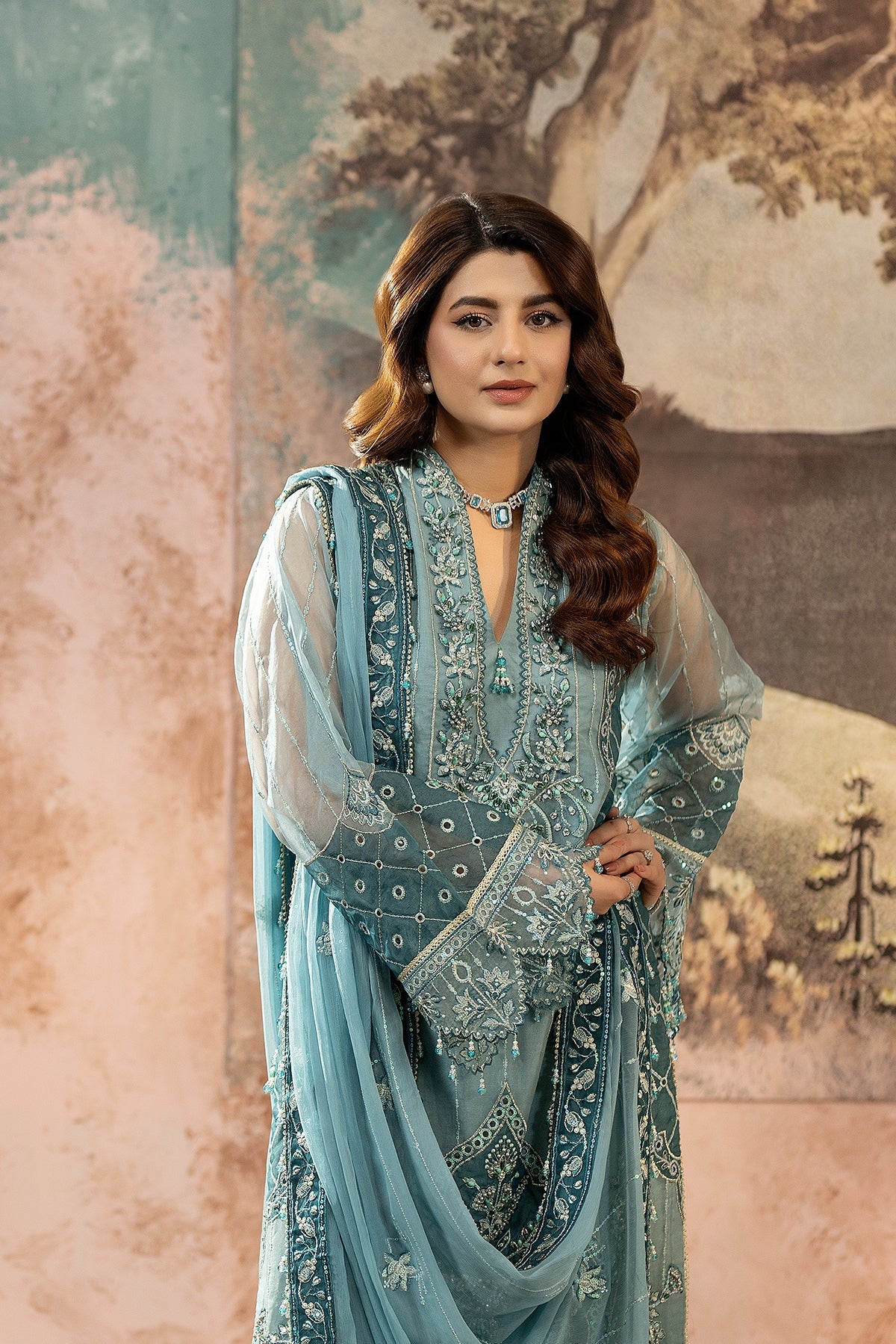 Raeesa Premium | Kimora Luxury Organza | HU-63
