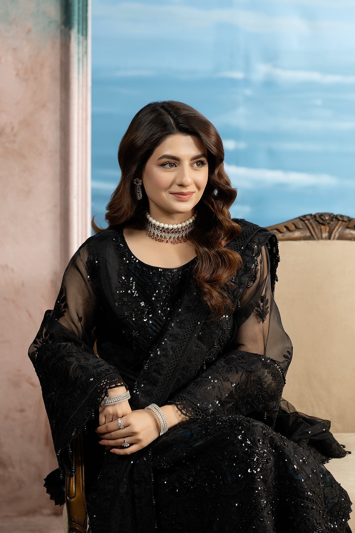 Raeesa Premium | Kimora Luxury Organza | HU-66