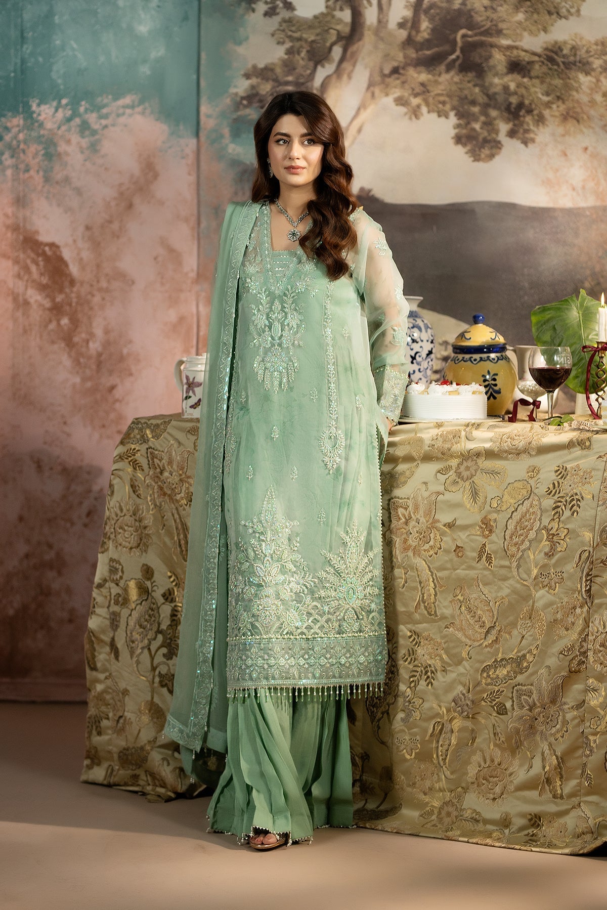Raeesa Premium | Kimora Luxury Organza | HU-67