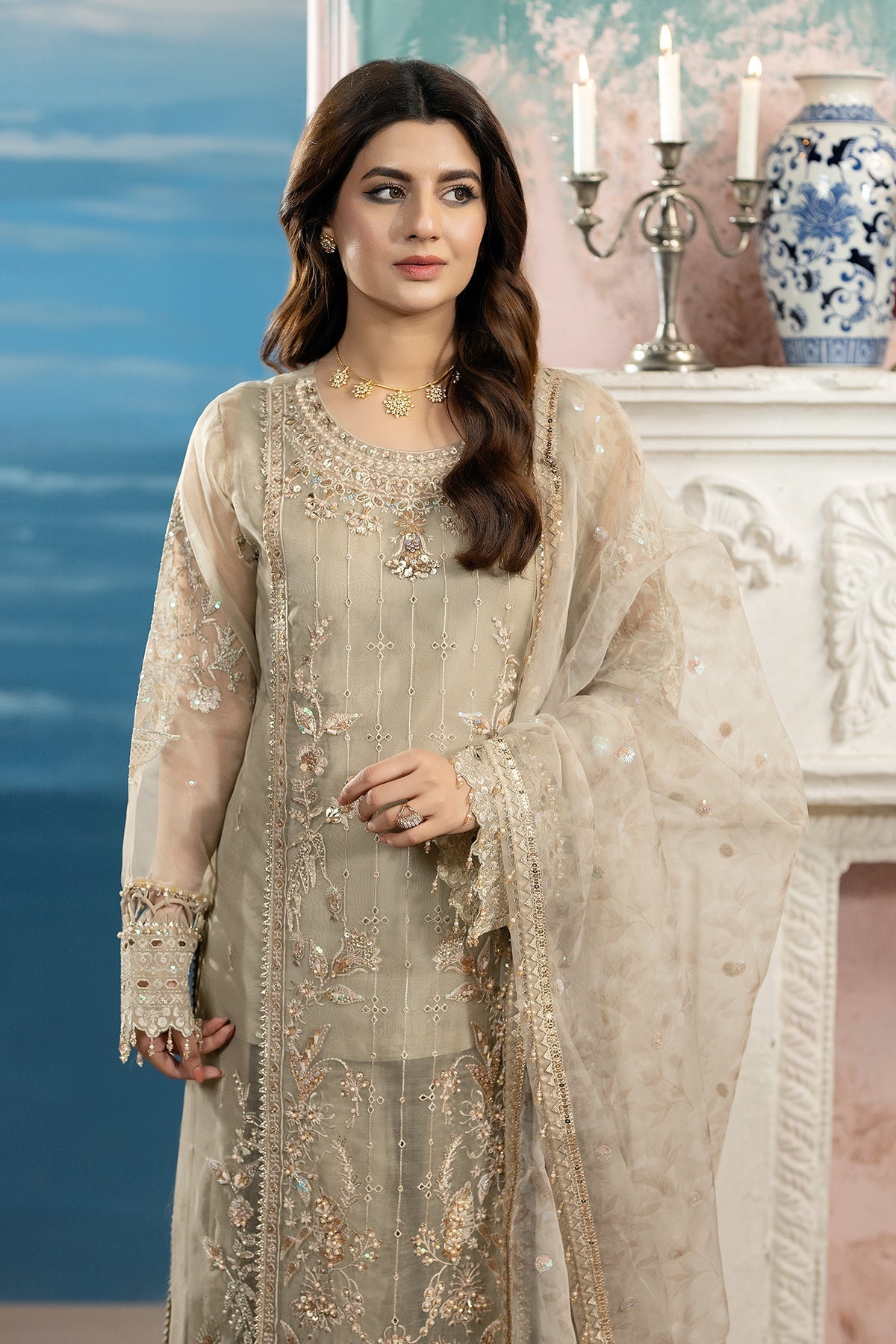 Raeesa Premium | Kimora Luxury Organza | HU-69