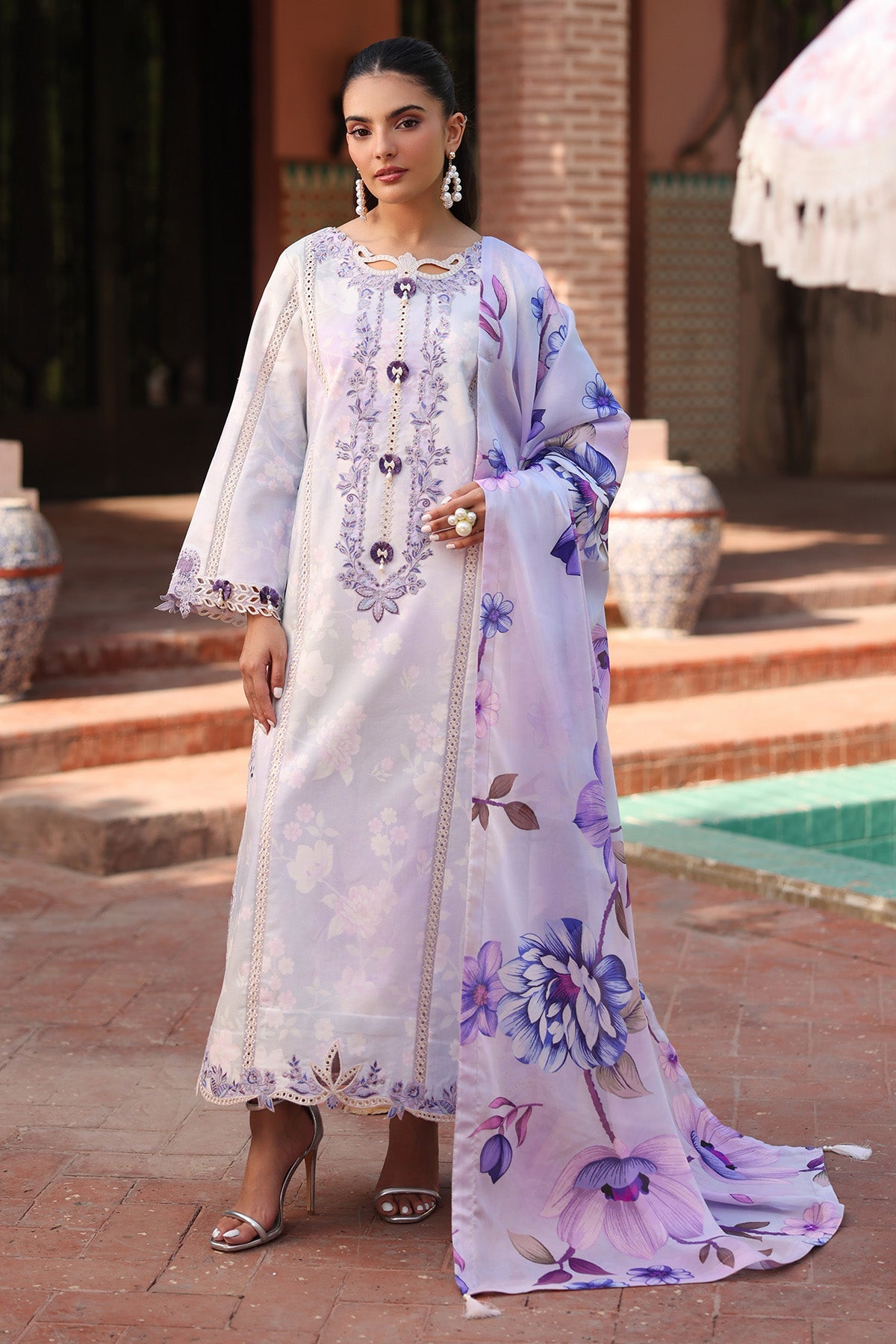 Alizeh | Embroidered Printed Festive Edit 25 | AF-EPL-7039-PRESTA