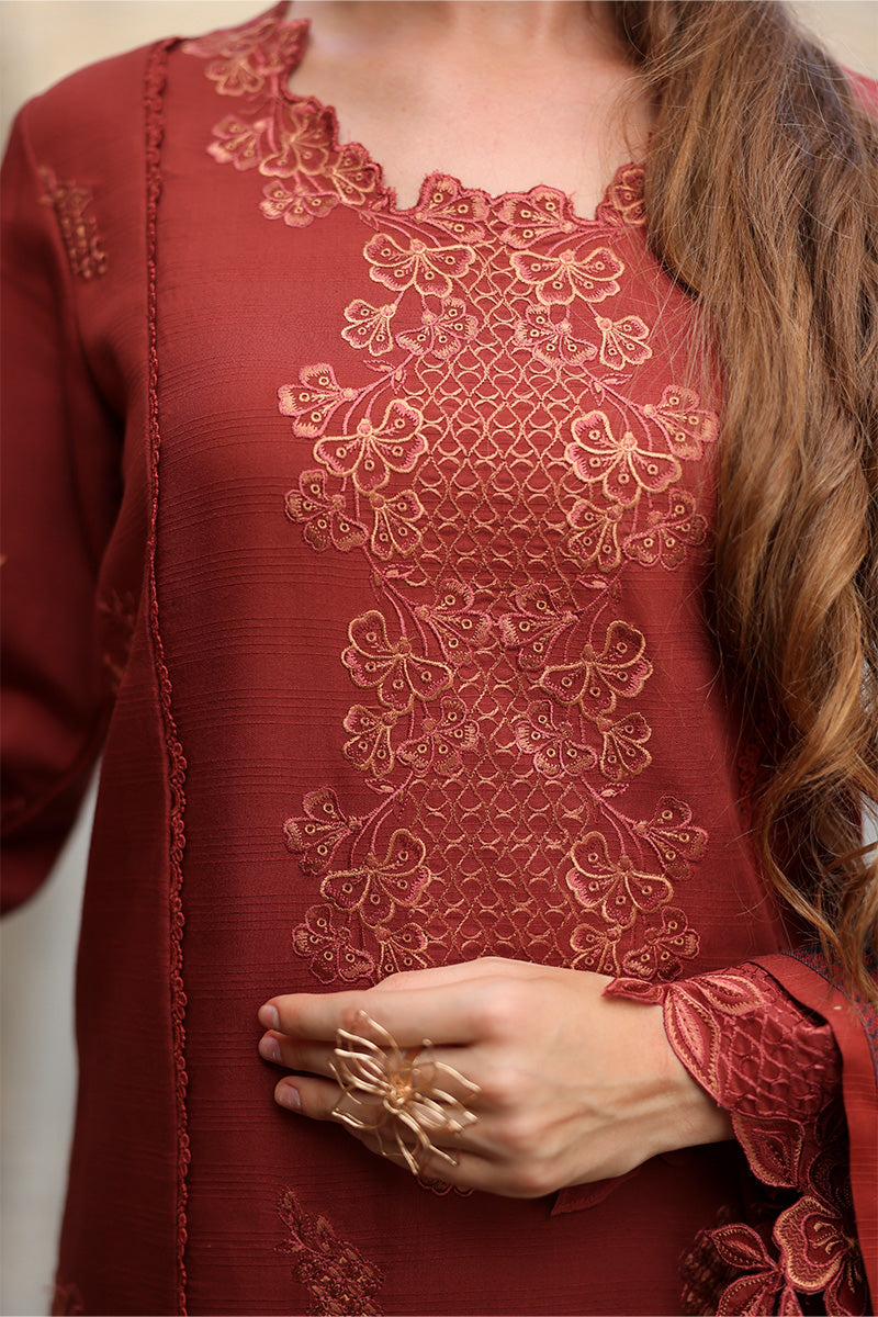 Rangrasiya | Carnation Luxury Shawl Edit | Cardamom